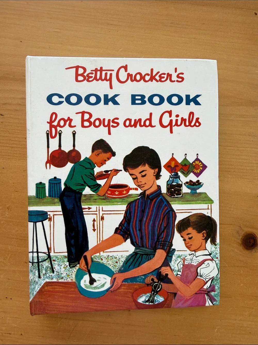 Betty Crocker vintage circa 1957 boys & girls cookbook 2003 edition